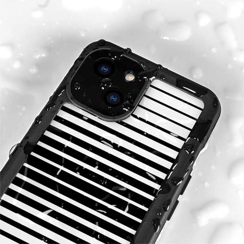 Modern Stripes iPhone 15 Waterproof Case